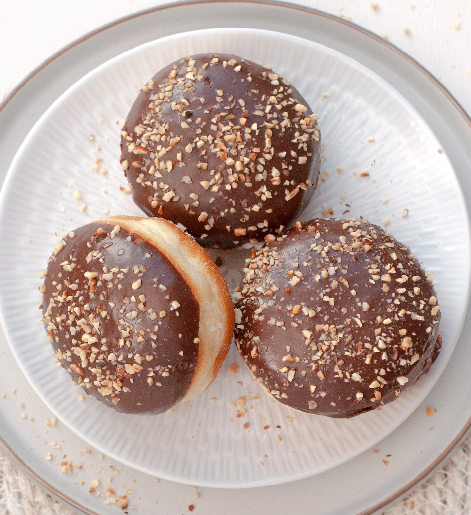 Belgian Chocolate & Hazelnut Doughnut