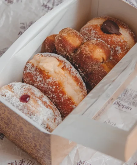 Box of 4 Classic Flavours Doughnuts