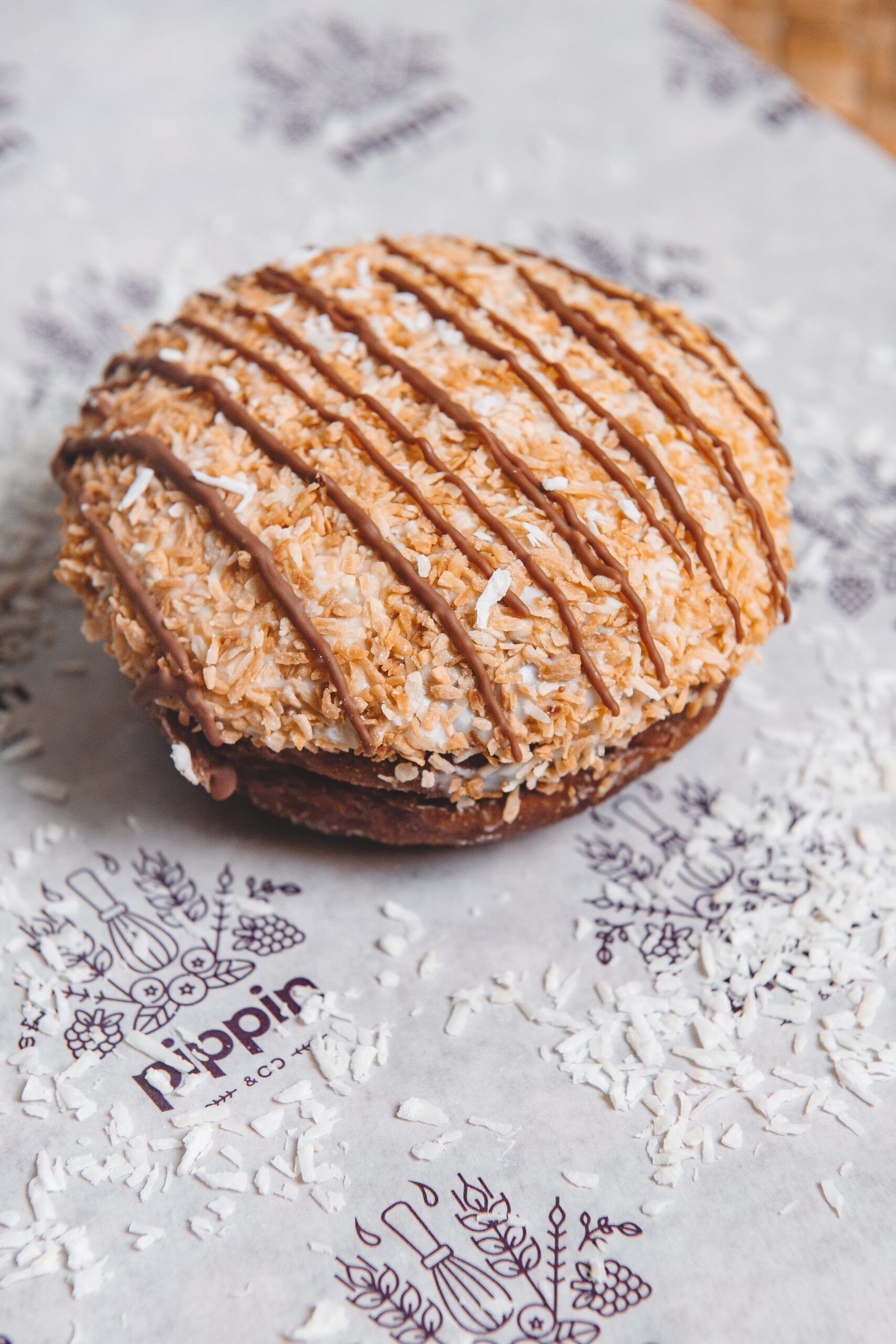Coconut and chocolate doughnut - Image 2