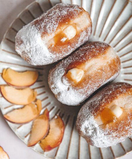Peach & Prosecco, Custard Doughnut