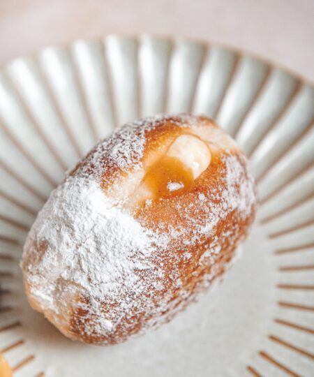 Peach & Prosecco, Custard Doughnut