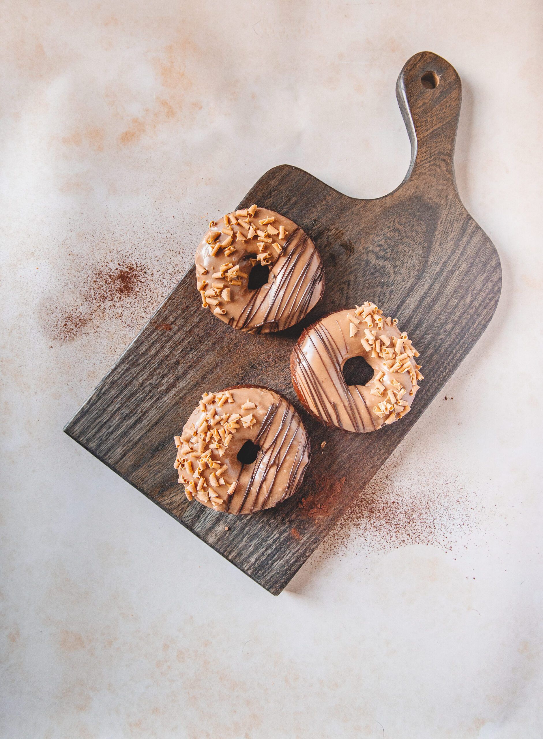 Triple Chocolate Ring Doughnut