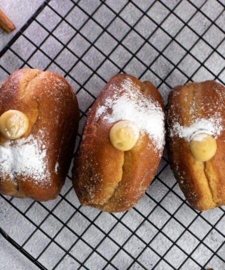 Cinnamon & Chai Custard doughnut