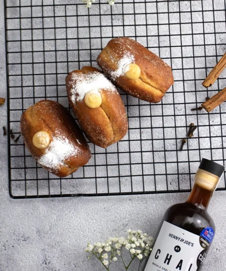 Cinnamon & Chai Custard doughnut