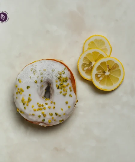 Sicilian Lemon & Pistachio Ring Doughnut (ve)